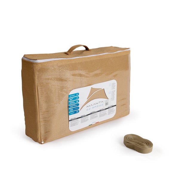 Sonnensegel Luftduchlässig Beige Rechteck 300x200 cm - Maanta® Ez Breez