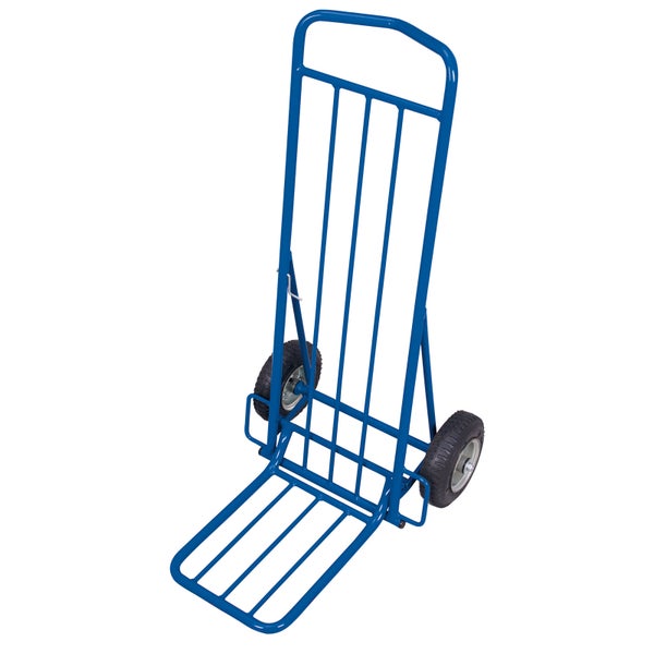 VARIOfit Paketroller 150kg Tragkraft, Schaufel klappbar Luftbereifung
