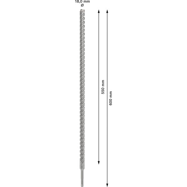 Bosch PRO SDS plus-5X Hammerbohrer 18 x 550 x 600 mm - 2608836634