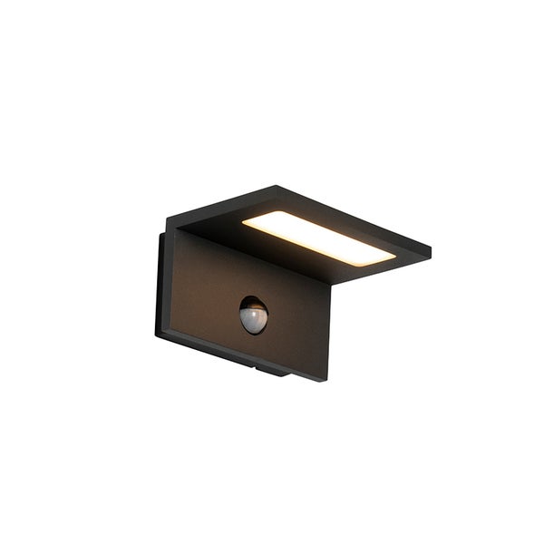 Außenwandleuchte grau inkl. LED IP54 Bewegungsmelder HORNBACH