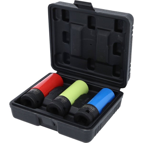 KS TOOLS 1/2 Alu-Felgen Kraft-Stecknuss-Satz robust 3tlg. - 515.1070