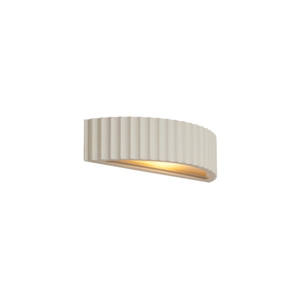 Skandinavische Wandleuchte Beige Organic - Plaster