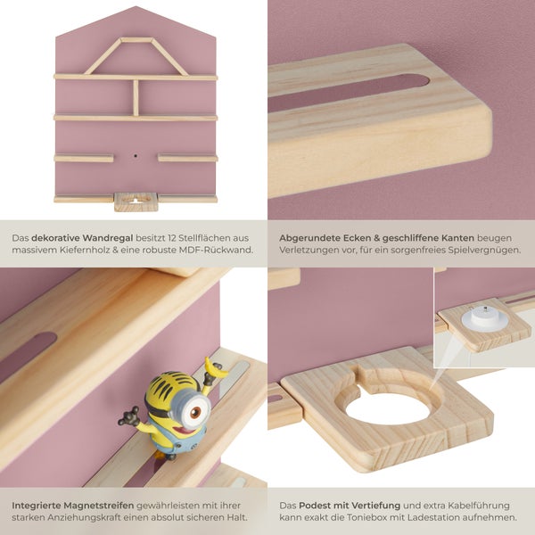 Drei Töpfe mit Gaultheria Pflanzen, bekannt für ihre roten Beeren und grünen Blätter.