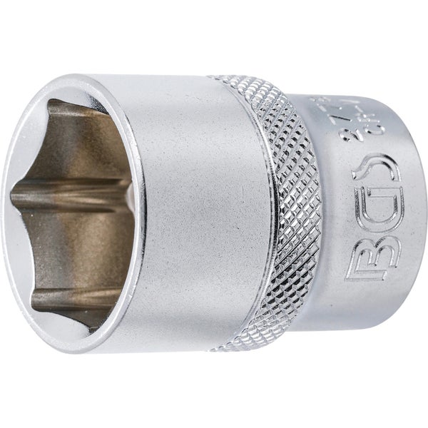 BGS Steckschlüssel-Einsatz Sechskant Antrieb Innenvierkant 12,5 mm (1/2) SW 7/8 - 2778