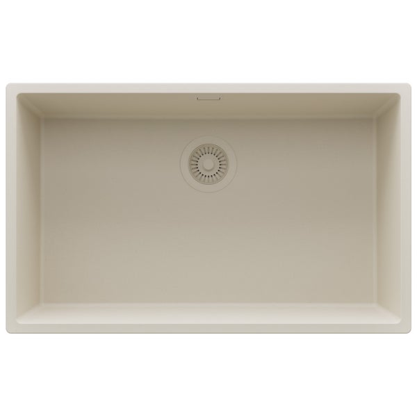 Spülbecken aus Verbundmaterial mit rechteckiger Form