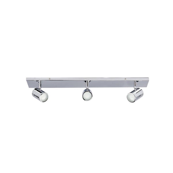 Lindby Deckenlampe Dejan (spritzwassergeschützt (Modern) in Chrom aus Metall (3 flammig, GU10) - Bad Deckenleuchte Lampe Badezimmerleuchte