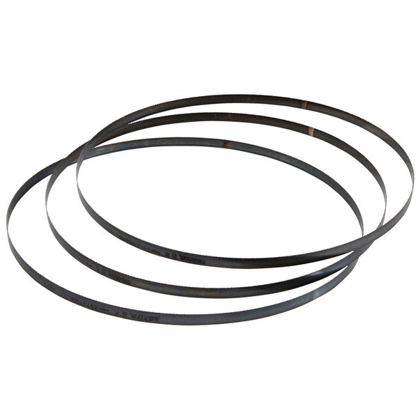 Drei Sägebänder für eine Bandsäge