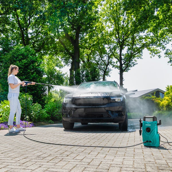 Stumpf Wertstoffsammler aus Stahl mit gelber Einwurföffnung, Fronttür, Bügelgriff und Schloss.