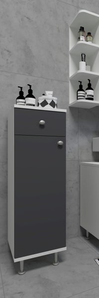 Badmöbel Midischrank Badschrank Schublade Nilosi