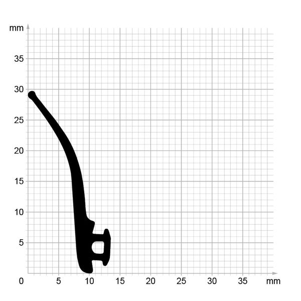 DIWARO. | Lippendichtung LP466 | schwarz | 5 Meter