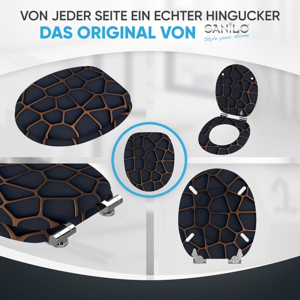 WC-Sitz mit Absenkautomatik Mesh