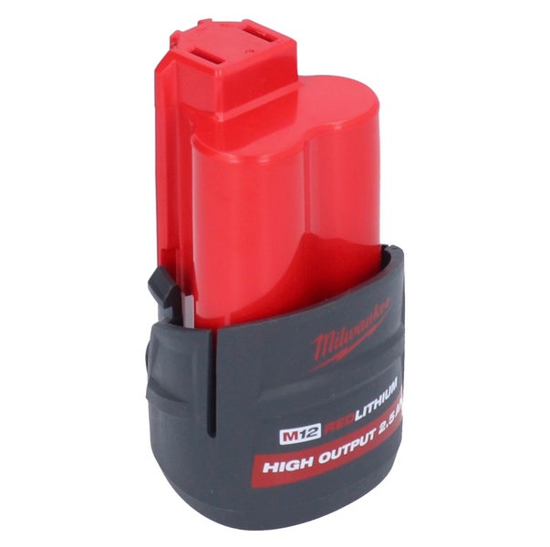 Milwaukee M12 RedLithium High Output Akku mit 2,5 Amperestunden