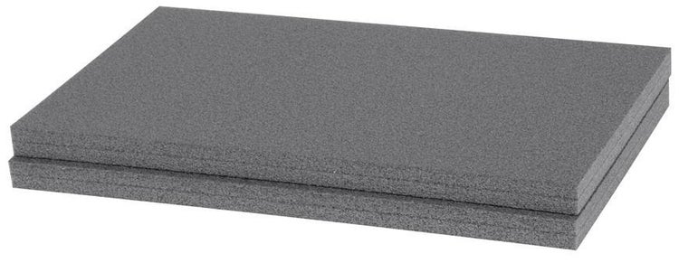 PROREGAL QBRICK Sortimentskasten Pro HxBxT 36 x 45 x 8 cm 6 Liter Inkl. Schaumstoffeinlage Mit Deckgriff Mit Klemmverschlüsse Schwarz