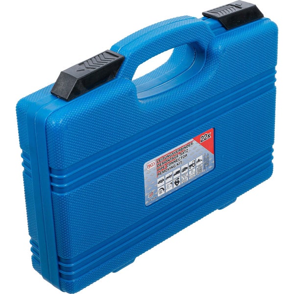 Rohrverbinder Demontage Satz im blauen Koffer