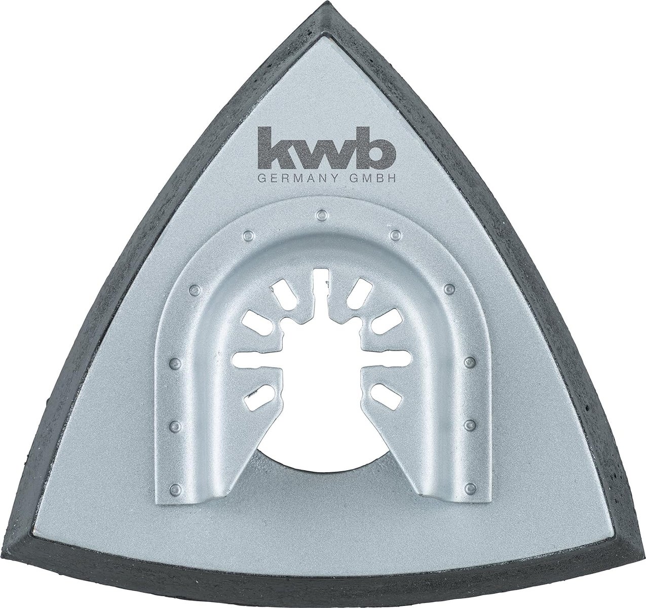 kwb Multitool Schleifplatte für Delta-Schleifer, inkl. Multitool Aufsatz, Quick Stick, ideal für holz, Metall und Silberschliff