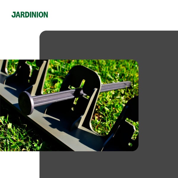 Jardinion Rasenkantenbefestigung auf Gras