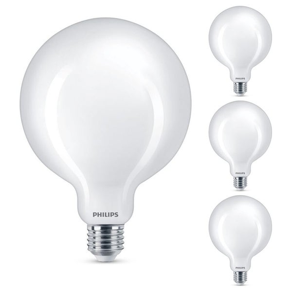 Philips LED Lampe ersetzt 120W, E27 Globe G120, weiß, warmweiß, 2000 Lumen, nicht dimmbar, 4er Pack