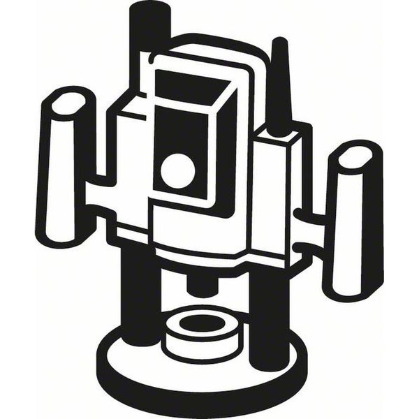 Bosch Nutfräser 1/4 Ø 19 mm L 19,6 mm G 51 mm - 2608628414