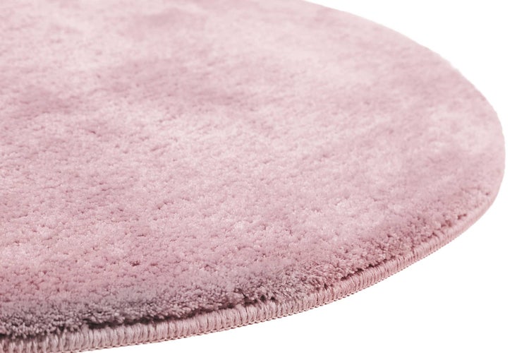 Badteppich Rosa Joris WECONhome Basics 90 cm rund