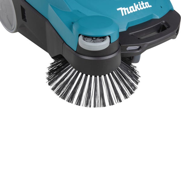 Makita Kehrmaschine Detailansicht der Bürste