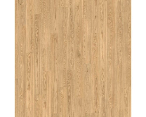 Parkett oder Laminat Bodenbelag mit Eiche-Dekor im 3-Stab-Schiffsboden-Design.