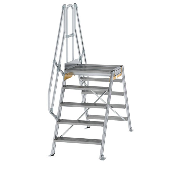 MUNK Überstieg 60° inkl. einen Handlauf, Stufenbreite 800mm, 2x5 Stufen