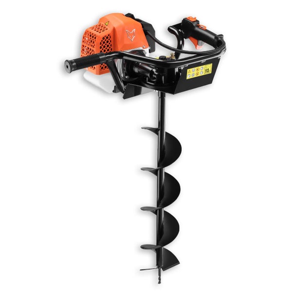 Erdlochbohrer mit spiralförmigem Bohrkopf