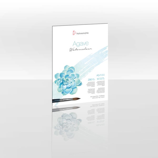 Hahnemühle Ölmalblock Öl 230, 10 Blatt, 18 mal 24 Zentimeter, 230 Gramm pro Quadratmeter, naturweiß mit Leinenstruktur, säurefrei, alterungsbeständig.