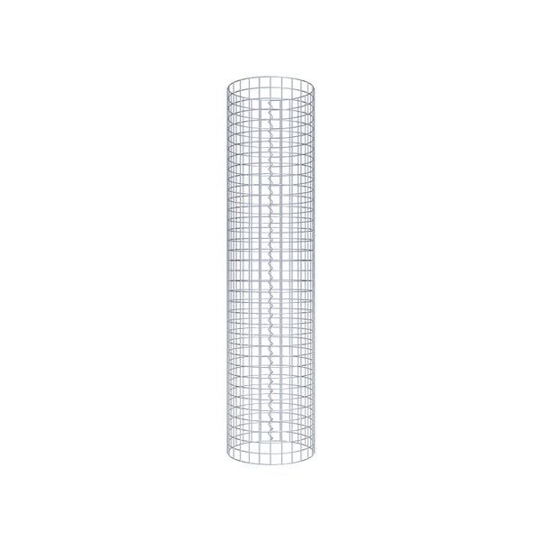 Gabionensäule Durchmesser 42 cm MW 5 x 5 cm rund - Höhe: 180 cm