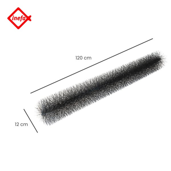 Inefa Dachrinnenbürste, Länge 120 Zentimeter, Durchmesser 12 Zentimeter, Inefa Logo