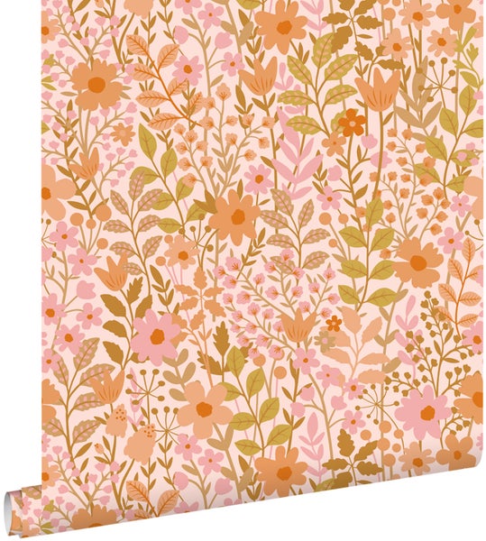 Tapete mit Blumenmuster