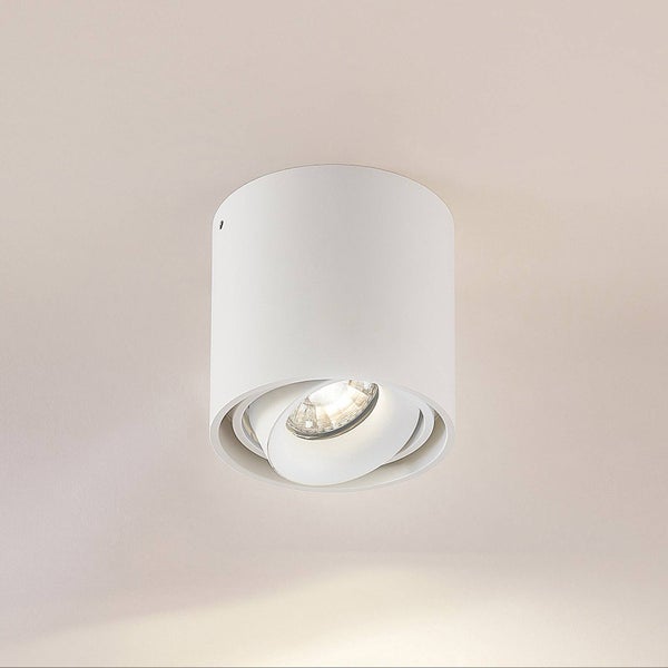 Arcchio Deckenlampe Walza (Modern) in Weiß aus Aluminium (1 flammig, GU10) - Deckenleuchte Lampe Flurleuchte