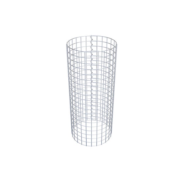 Gabionensäule Durchmesser 42 cm MW 5 x 5 cm rund - Höhe: 100 cm