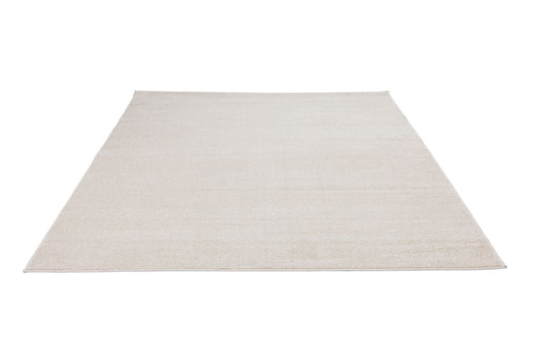 Gewebter UNI Teppich Paola Creme 133x190 cm