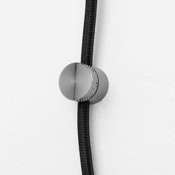 Wand und Deckenpin Kabelhalter Ø 19 mm Metall Chrom 3 Stück