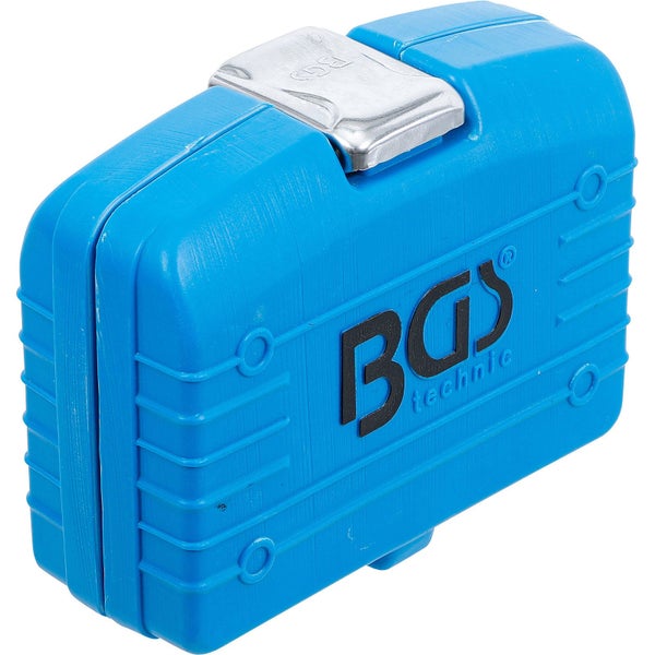 Werkzeugsatz in blauem Werkzeugkoffer