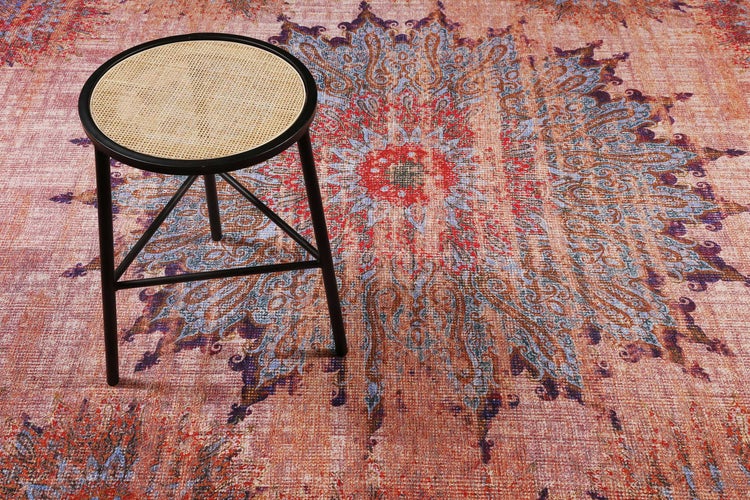 Teppich Rot Vintage Rooftop WECONhome 160x230 cm