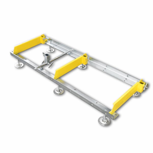 Verstellbarer Fliesenschneidetisch aus Metall mit Standfüßen