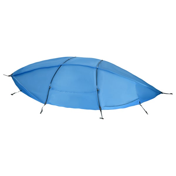 Outsunny Pool Sonnenschutzdach, für 3,65 m Pool, 360 x 175 x 120 cm, Blau