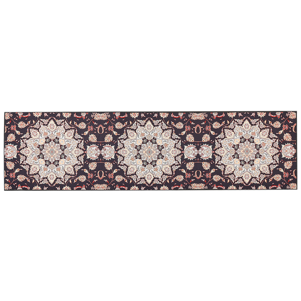 Teppich ARITAS Schwarz 80 x 300 cm