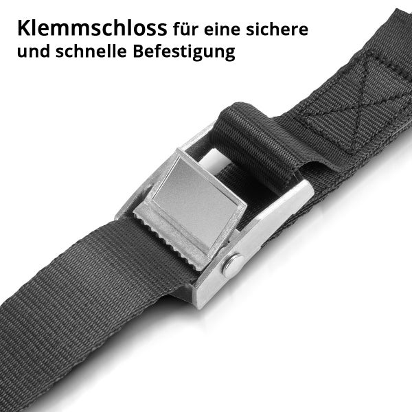 Spanngurt mit Klemmschloss zur Ladungssicherung