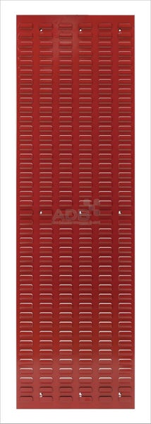 PROREGAL Orthogonale Schlitzplatte HxB 148,2 x 45,6 cm Verkehrsrot