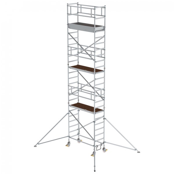 Rollgerüst mit mehreren Ebenen und Auslegern