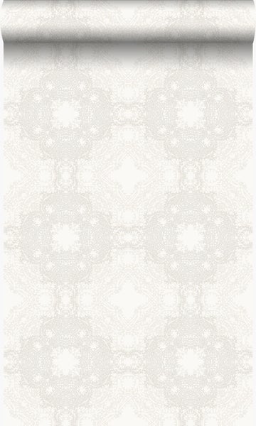 Origin Wallcoverings Tapete grafische Form Weiß - 53 cm x 10.05 m - 346219