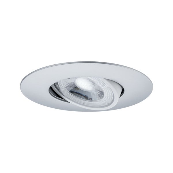 LED Einbauleuchte 3er-Set schwenkbar rund 90mm 50° 3x5W 3x460lm 230V 3000K Chrom matt