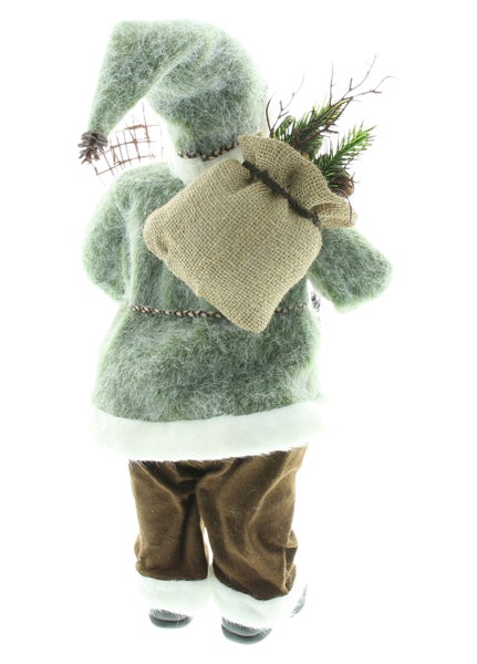 FRANK FLECHTWAREN | Santa Schneeschuhe, POLYESTER, KUNSTSTOFF, HOLZ, H: 60 cm