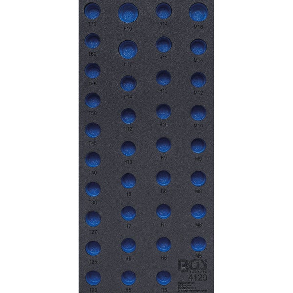 BGS Werkstattwageneinlage 1/3 leer für Art. 4120 - 4120-1
