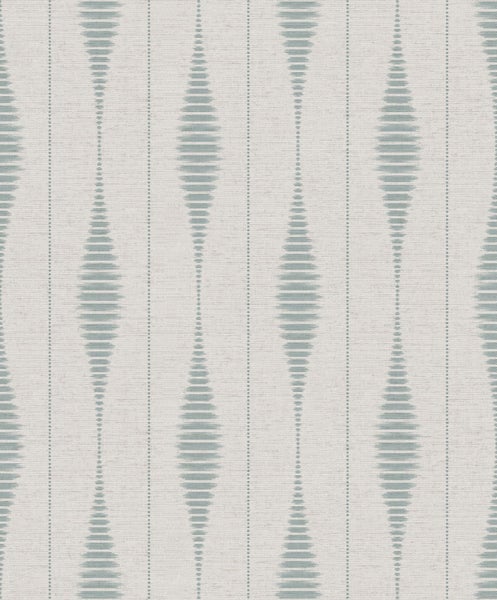 Tapete mit grafischem Muster aus Streifen in Rautenform