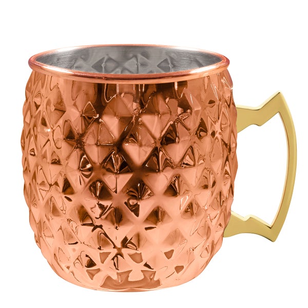 Becher, Tasse - Diamond Moscow Mule, Kupfer, 550 ml