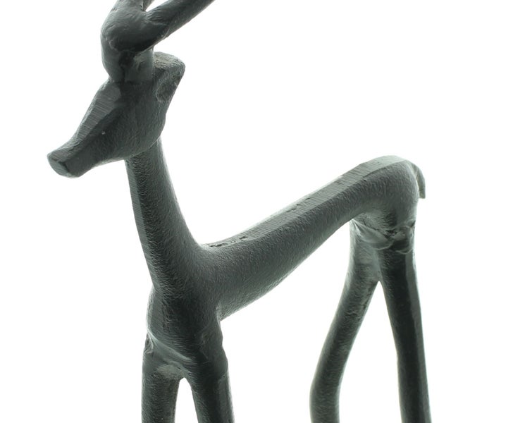 Dekorative Hirschfigur aus Metall